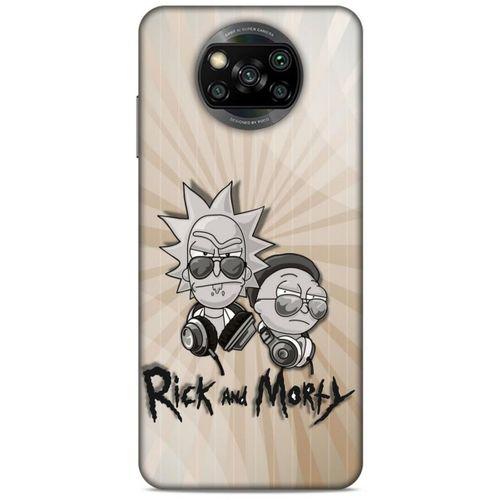 Xiaomi Redmi Poco X3 Uyumlu Kılıf Rick And Morty (16) Kalın Kılıf Jessica