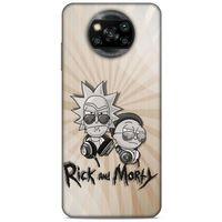 Xiaomi Redmi Poco X3 Uyumlu Kılıf Rick And Morty (16) Kalın Kılıf Jessica