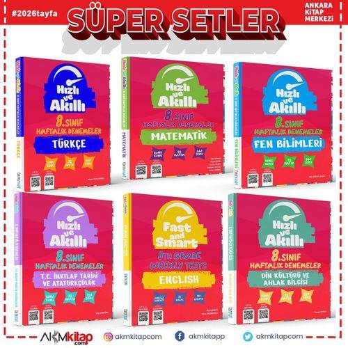 Tammat 8.Sınıf Haftalık Deneme Seti 6 Kitap
