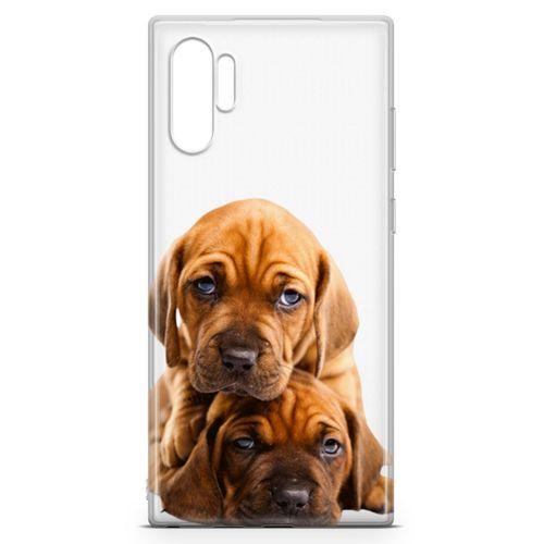 Samsung Galaxy Note 10 Plus Kılıf Amstaff Dachshund Arka Kapak Koruma Desenli Full Koruyucu