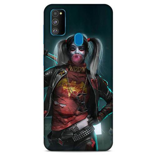 Samsung Galaxy M30s Uyumlu Kılıf Harley Quinn (7) Telefon Kılıfı Koyu Yeşil