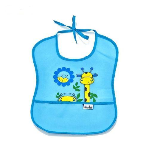 Babyjem BabyJem Poli Muşamba Küçük Mama Önlüğü 030 Mavi