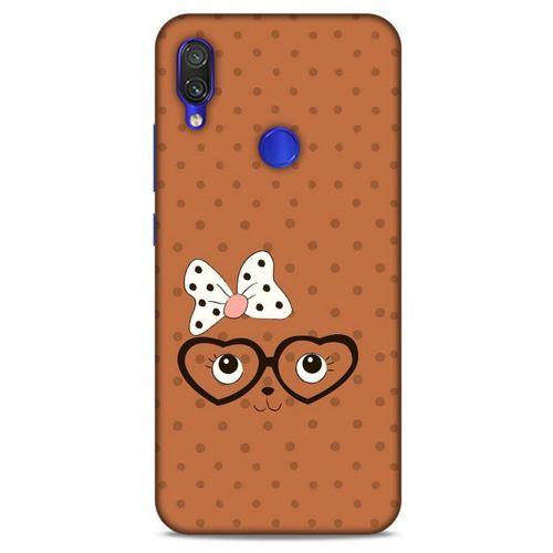 Lopard Xiaomi Redmi Note 7 Pro Uyumlu Kılıf Kediler (11) Tam Koruma Gözlük Yüz