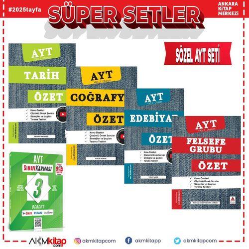 Delta AYT Sözel ve Sınav Deneme Seti 5 Kitap