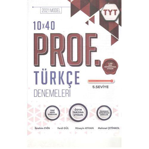 2021 Model 10x40 PROF Türkçe Denemeleri 5.Seviye Fragman Yayınları