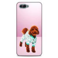 Oppo Rx17 Neo Kılıf Köpek Kıyafetleri (33) Hybrid Kılıf Poodle Pijama