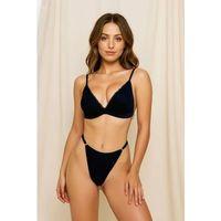 Kadın Siyah Mayo Bikini Şık Esnek Kumaş Plaj Giyim Özel Tasarım