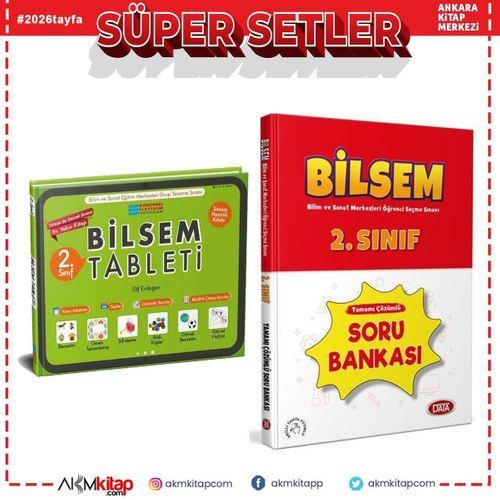 Evrensel İletişim 2.Sınıf Bilsem Tablet ve Data Yayınları Soru Bankası Seti 2 Kitap