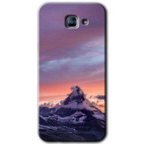 Galaxy A8 2016 Kılıf HD Desen Baskılı Arka Kapak - Zirve + Kırılmaz Cam