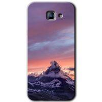 Galaxy A8 2016 Kılıf HD Desen Baskılı Arka Kapak - Zirve + Kırılmaz Cam