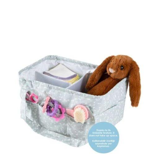 BabyJem BabyJem Katlamalı Anne & Bebek Organizer 795 Yeşil Çiçek