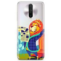 Xiaomi Redmi Poco X2 Kılıf Aslan Kral Arka Kapak Koruma Desenli Full Koruyucu