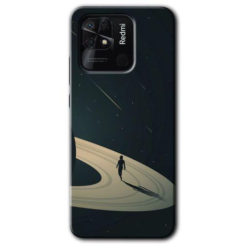 Redmi 10C Kılıf HD Desen Baskılı Arka Kapak - Space Planet