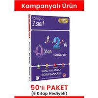 0'dan 2'ye Konu Anlatımlı Soru Bankası 50' li Paket (6 Kitap Hediyeli)