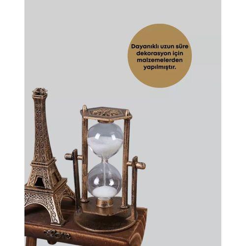 Ahşap Kum Saati – Vintage Tasarımlı Masa Dekoru