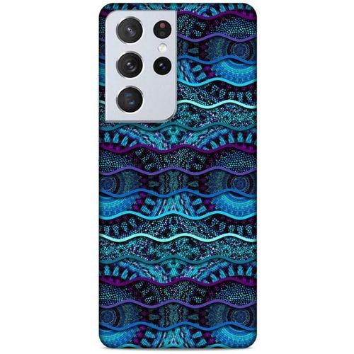 Lopard Samsung Galaxy S21 Ultra Uyumlu Kılıf Taşlı (37) Silicone Cover