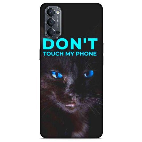 Lopard Oppo Reno 4 Uyumlu Kılıf Kediler (46) Core Armor Kılıf Dokunma