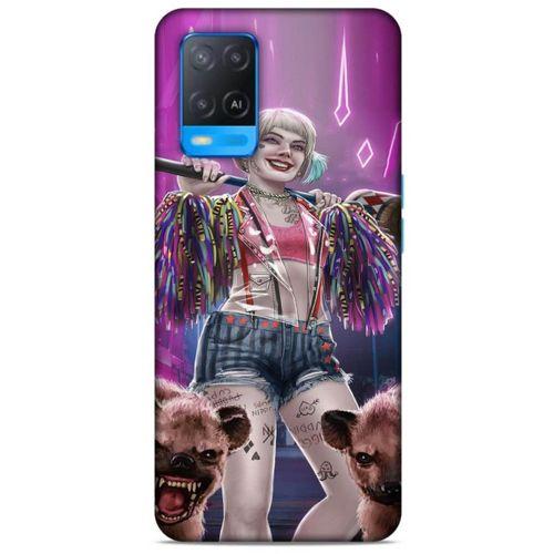 Oppo A54 4G Uyumlu Kılıf Harley Quinn (35) Fit Design Kılıf Lavanta pembesi