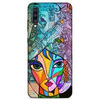 Lopard Samsung Galaxy A70 Uyumlu Kılıf Sürreal Yüzler ♀ (48) Bumper Kılıf Desenli