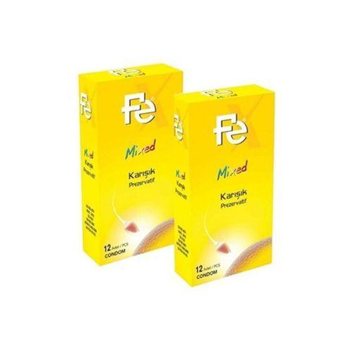 Mixed Karışık Prezervatif 12'li X 2 Adet
