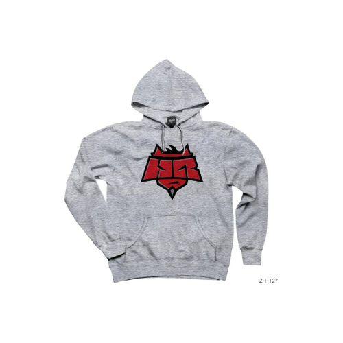 CSGO Hell Raisers Team Gri Kapşonlu Sweatshirt Hoodie