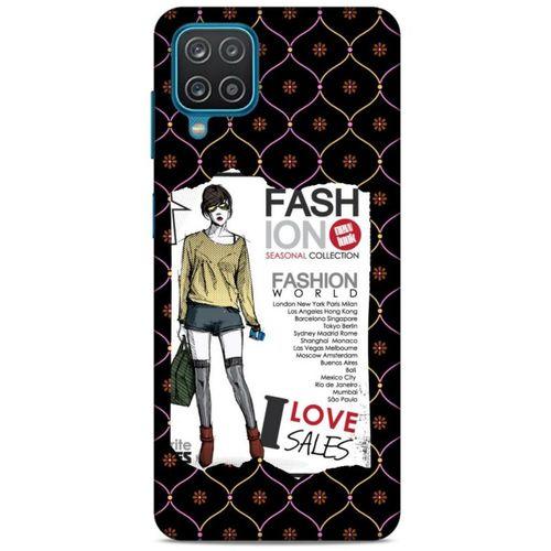 Lopard Samsung Galaxy A12 Uyumlu Kılıf Sokak Modası (4) Koruma Kılıfı