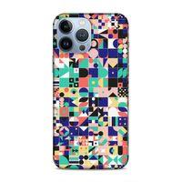 Apple iPhone 13 Pro Max Uyumlu Kılıf Insomnia (40) Fit Silikon Kılıf Minik Kareler