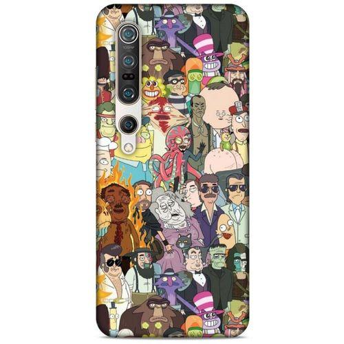 Xiaomi Mi 10 Pro Uyumlu Kılıf Rick And Morty (33) Hybrid Kılıf Killer Rick