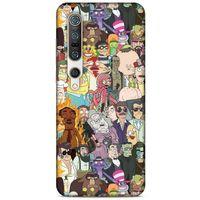 Xiaomi Mi 10 Pro Uyumlu Kılıf Rick And Morty (33) Hybrid Kılıf Killer Rick