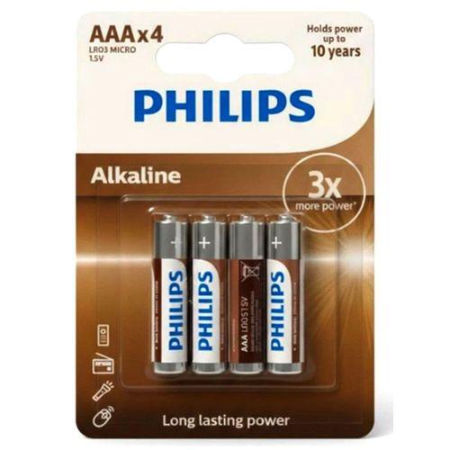 Philips İnce Kalem Pil AAA 4Lü - 2 paket