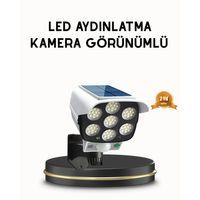 Güneş Paneliyle Şarj Olan Hareket Sensörlü Dış Mekan Güvenlik Lambası Ayarlanabilir