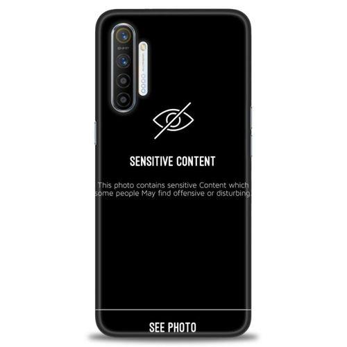 Realme XT Kılıf HD Baskılı Kılıf - Sensitive Content + Tam Ekran Koruyucu