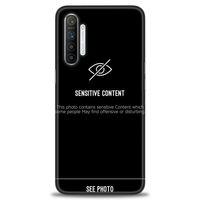 Realme XT Kılıf HD Baskılı Kılıf - Sensitive Content + Tam Ekran Koruyucu