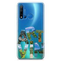 Huawei Nova 5i Kılıf Artvin Gezi Arka Kapak Koruma Desenli Full Koruyucu