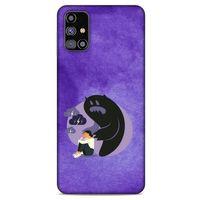 Samsung Galaxy M31s Kılıf Depresyon (41) Tank Kılıf Koyu Yeşil Pembe