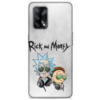 Oppo A74 4G Uyumlu Kılıf Rick And Morty (4) Koruma Kılıfı Eye Patch Morty