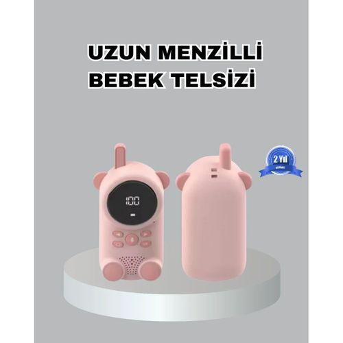 Şarjlı Bebek Telsizi Uzun Mesafe 22 Kanal Lcd Ekran Vox Modu 400 Mah