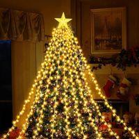 VIP PROFESYONEL IŞIKLI TEPE YILDIZLI LED IŞIK GÜN IŞIĞI 9 DALLI 282 LEDLİ IP65 SU GEÇİRMEZ LED IŞIK