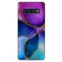 Samsung Galaxy S10 Uyumlu Kılıf Mor Delisi (45) Liquid Air Kılıf Karışık
