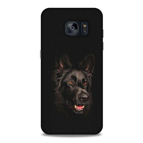 Samsung Galaxy S7 Edge Kılıf Almanya (33) Hybrid Kılıf Black German Shepherd