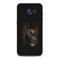 Samsung Galaxy S7 Edge Kılıf Almanya (33) Hybrid Kılıf Black German Shepherd