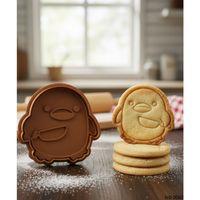 Mizah Temalı Penguen Kurabiye Kalıbı – Çift Parça Hamur Kesici, Şeker Hamuru ve Oyun Hamuru İçin