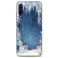 Xiaomi Mi A3 Kılıf Snowix (6) Silikon Kılıf Açık Mavi