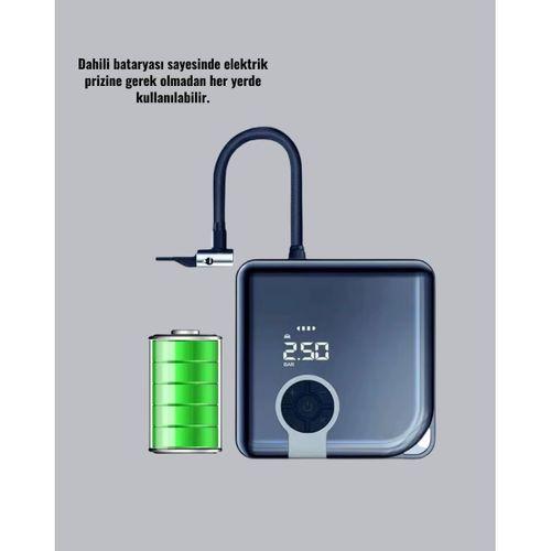 Dijital Ekranlı Taşınabilir Akıllı Araç Hava Kompresörü