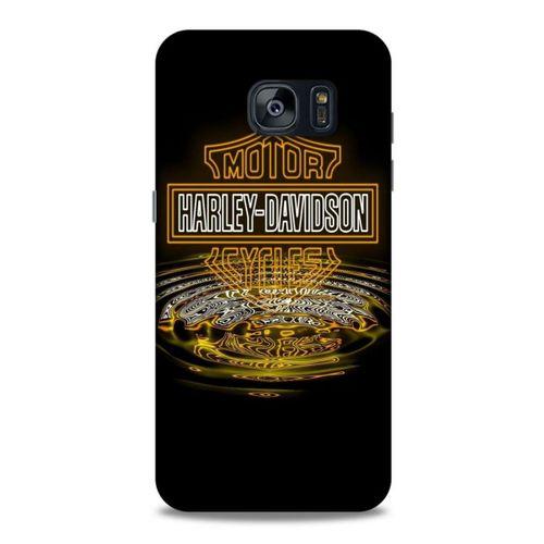 Samsung Galaxy S7 Edge Uyumlu Kılıf Motorsiklet (35) Fit Design Kılıf Harley Davidson