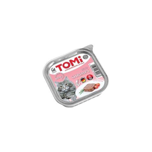 Tomi Kedi Karidesli Alüminyum Yaş Mama 100gr (pate)