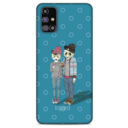 Samsung Galaxy M31s Kılıf FunnyMaX (16) Kalın Kılıf Mavi