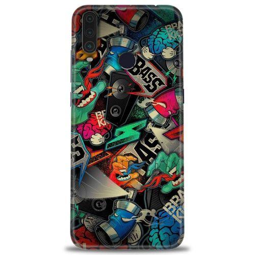 General Mobile GM 10 Kılıf HD Baskılı Kılıf - Bass + Tam Ekran Koruyucu