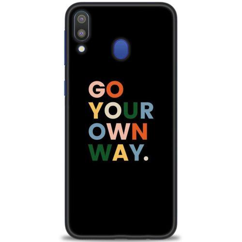 Samsung Galaxy M20 Kılıf HD Baskılı Kılıf - Go Your + Tam Ekran Koruyucu