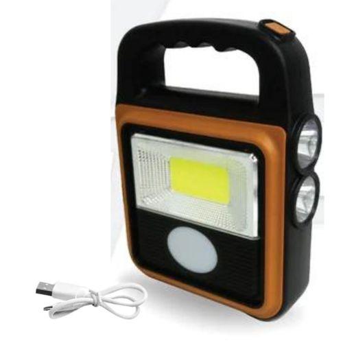 Ürün Gezegeni® Taşınabilir 4 Farklı Fonksiyonlu Güneş Enerjili ve USB ile Şarj Olabilen Portatif Led Işıldak HS-8020